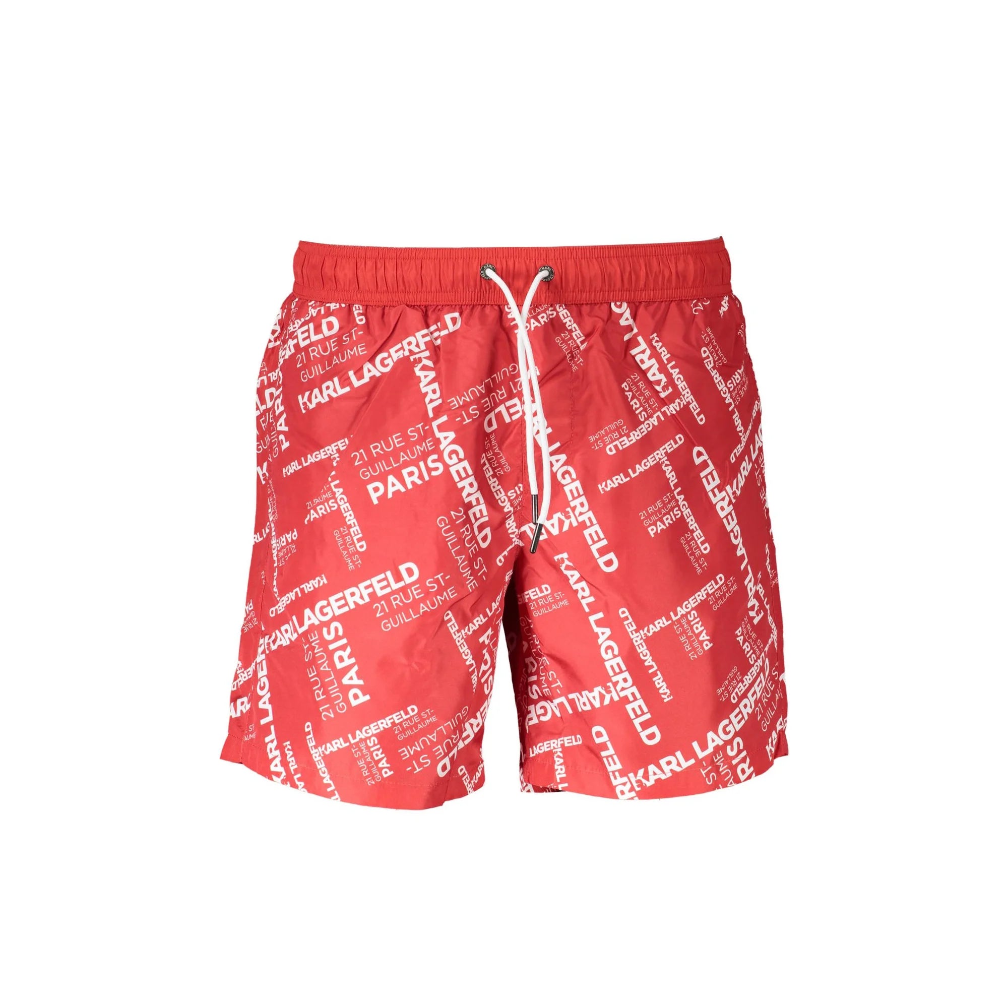 Karl Lagerfeld Beachwear Costume da Mare Uomo Rosso Logo - foto prodotto